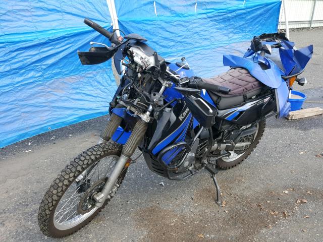 JKAKLEE169DA20402 - 2009 KAWASAKI KL650 E BLUE photo 2