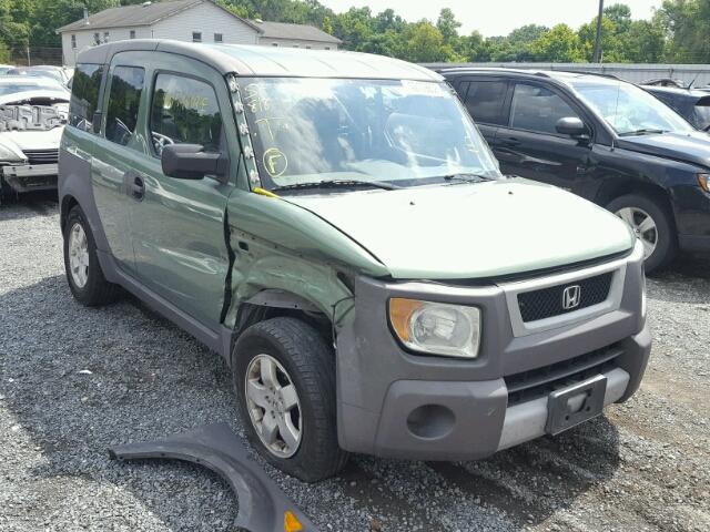 5J6YH28524L011975 - 2004 HONDA ELEMENT EX GREEN photo 1