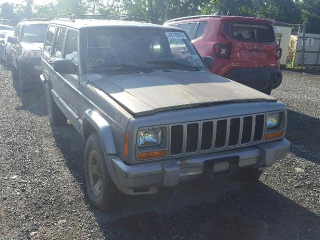 1J4FF58S01L555536 - 2001 JEEP CHEROKEE C GRAY photo 1