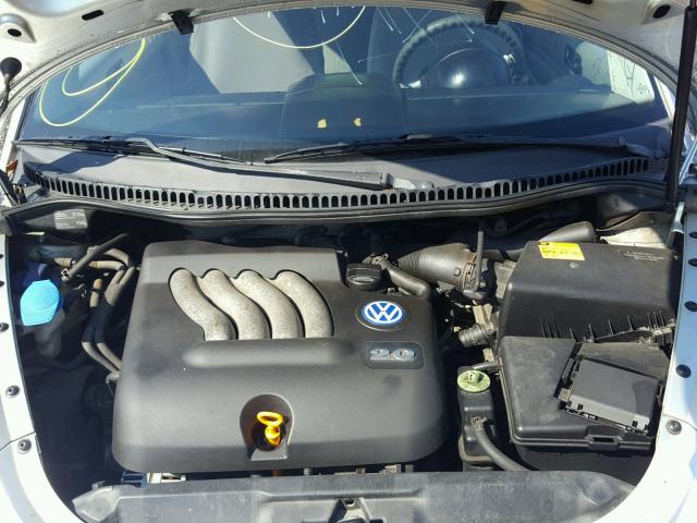 3VWBC21C1YM474145 - 2000 VOLKSWAGEN NEW BEETLE SILVER photo 7