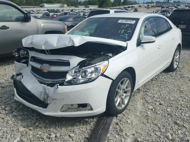 1G11C5SA6DF124607 - 2013 CHEVROLET MALIBU WHITE photo 2