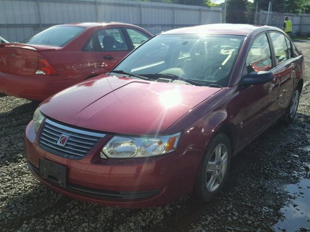 1G8AZ58F37Z153035 - 2007 SATURN ION LEVEL RED photo 2