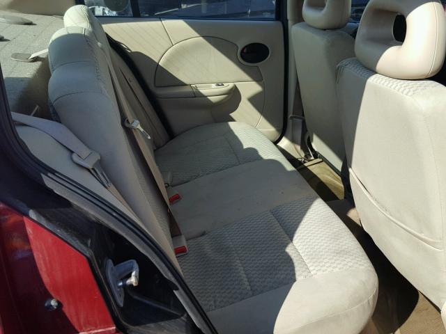 1G8AZ58F37Z153035 - 2007 SATURN ION LEVEL RED photo 6