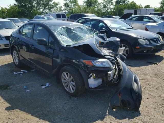 2HGFB2F99CH122010 - 2012 HONDA CIVIC EXL 黑色 照片 1