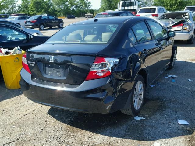 2HGFB2F99CH122010 - 2012 HONDA CIVIC EXL 黑色 照片 4