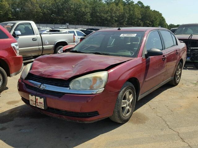 1G1ZT548X5F245512 - 2005 CHEVROLET MALIBU LS RED photo 2