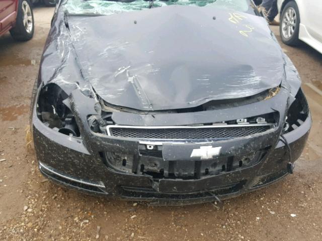 1G1ZC5E03CF159870 - 2012 CHEVROLET MALIBU 1LT BLACK photo 7