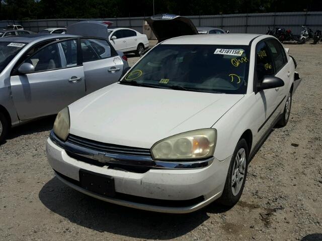 1G1ZS52854F227987 - 2004 CHEVROLET MALIBU WHITE photo 2