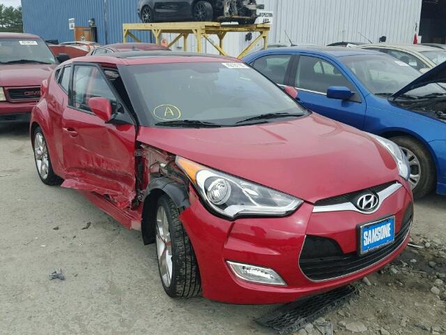 KMHTC6AD6HU315846 - 2017 HYUNDAI VELOSTER B RED photo 1