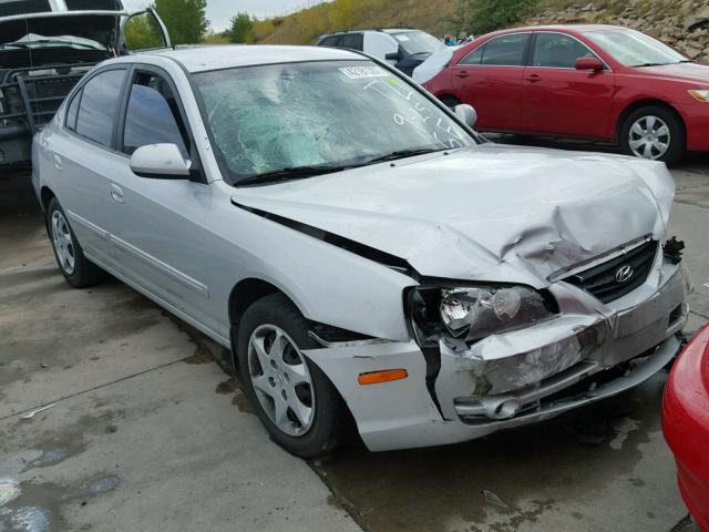 KMHDN46D14U776409 - 2004 HYUNDAI ELANTRA SILVER photo 1