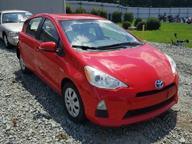 JTDKDTB31C1513522 - 2012 TOYOTA PRIUS C RED photo 1