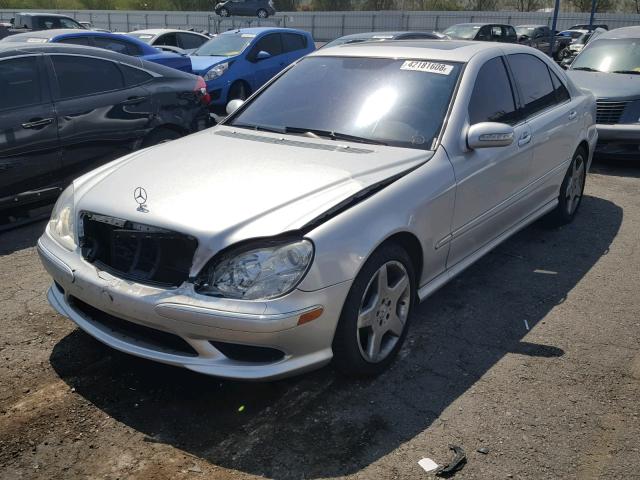 WDBNG70J65A457530 - 2005 MERCEDES-BENZ S 430 GRAY photo 2