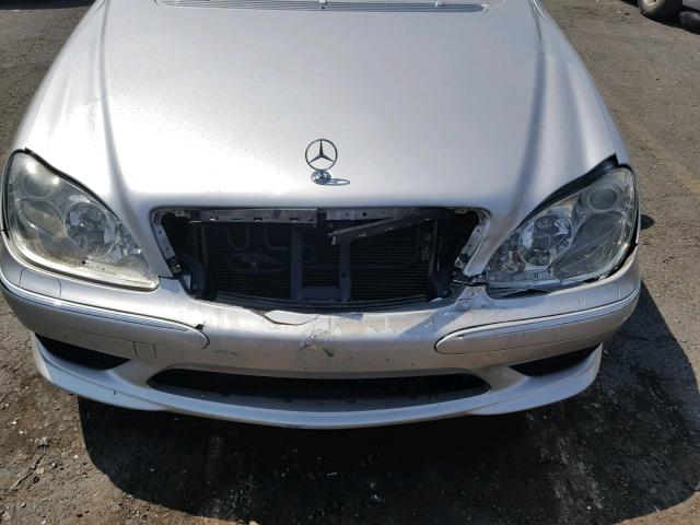 WDBNG70J65A457530 - 2005 MERCEDES-BENZ S 430 GRAY photo 7