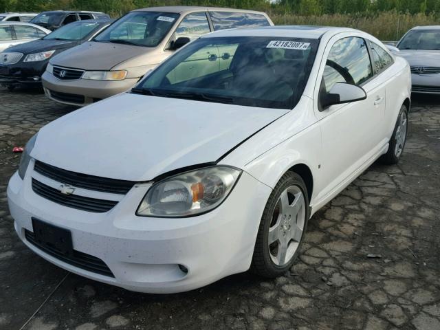 1G1AM18B987250322 - 2008 CHEVROLET COBALT SPO WHITE photo 2