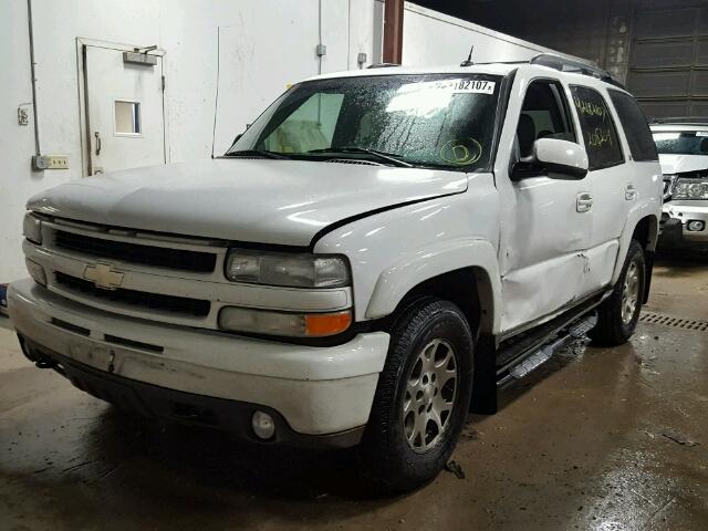 1GNEK13Z14R251859 - 2004 CHEVROLET TAHOE K150 WHITE photo 2