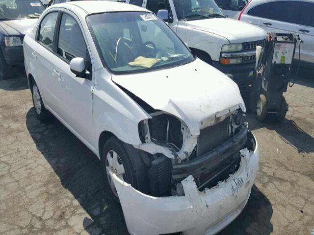 KL1TD5DE1BB131120 - 2011 CHEVROLET AVEO LS WHITE photo 1