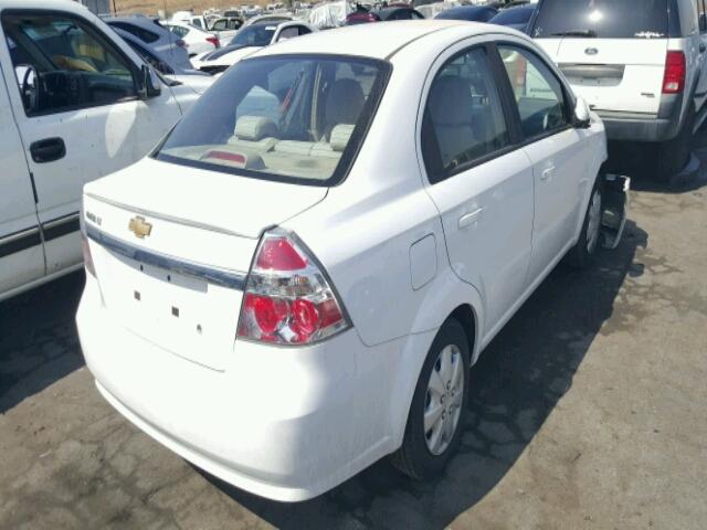 KL1TD5DE1BB131120 - 2011 CHEVROLET AVEO LS 白色 照片 4