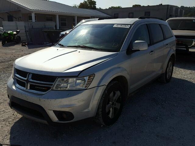 3C4PDCBG9CT387881 - 2012 DODGE JOURNEY SX SILVER photo 2