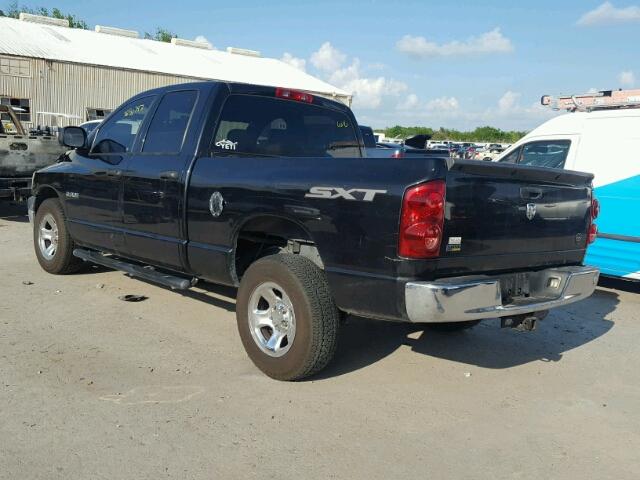 1D7HA18N08S610315 - 2008 DODGE RAM 1500 S BLACK photo 3