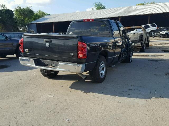 1D7HA18N08S610315 - 2008 DODGE RAM 1500 S BLACK photo 4