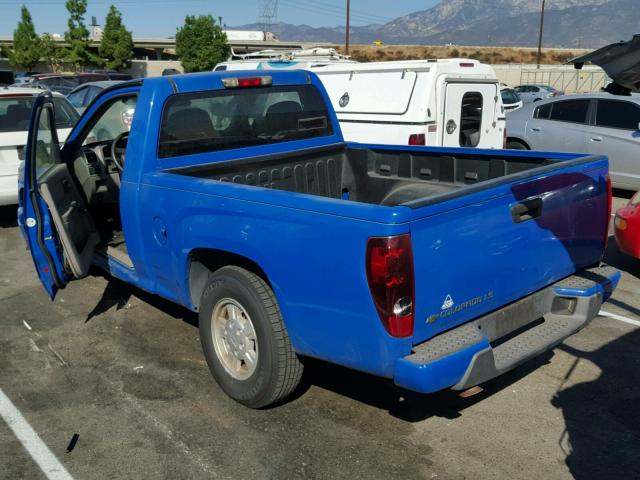 1GCCS249688215018 - 2008 CHEVROLET COLORADO L BLUE photo 3