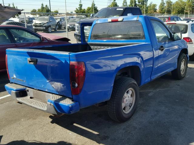 1GCCS249688215018 - 2008 CHEVROLET COLORADO L BLUE photo 4