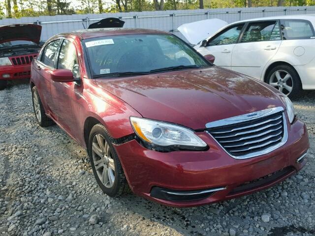 1C3CCBBG6CN120441 - 2012 CHRYSLER 200 TOURIN RED photo 1