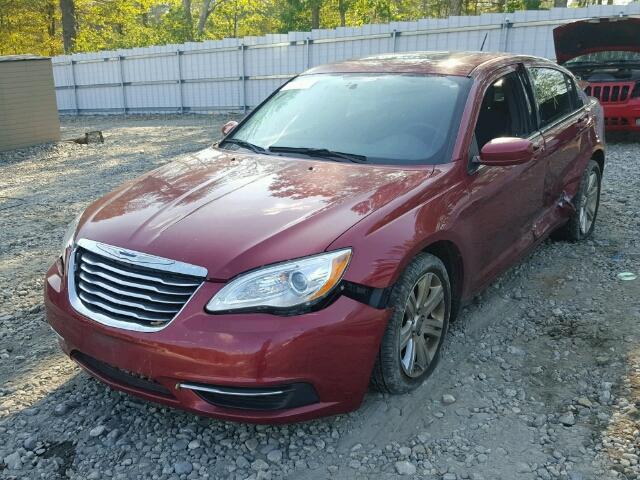 1C3CCBBG6CN120441 - 2012 CHRYSLER 200 TOURIN RED photo 2