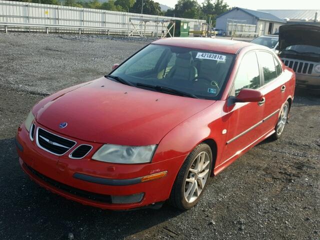 YS3FH49Y441018836 - 2004 SAAB 9-3 AERO RED photo 2