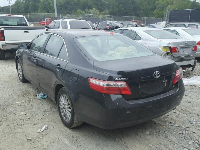 4T1BE46K77U648315 - 2007 TOYOTA CAMRY NEW BLACK photo 3