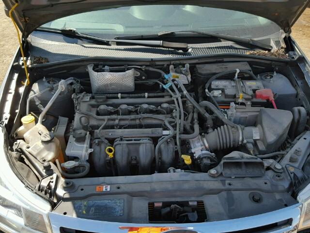 1FAHP3FN3BW177103 - 2011 FORD FOCUS GRAY photo 7