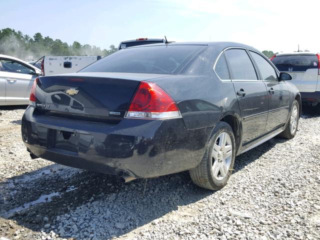 2G1WB5E31E1137635 - 2014 CHEVROLET IMPALA LIM BLACK photo 4