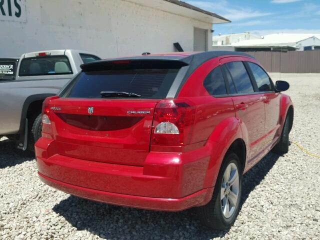 1B3CB5HA8BD192864 - 2011 DODGE CALIBER HE RED photo 4