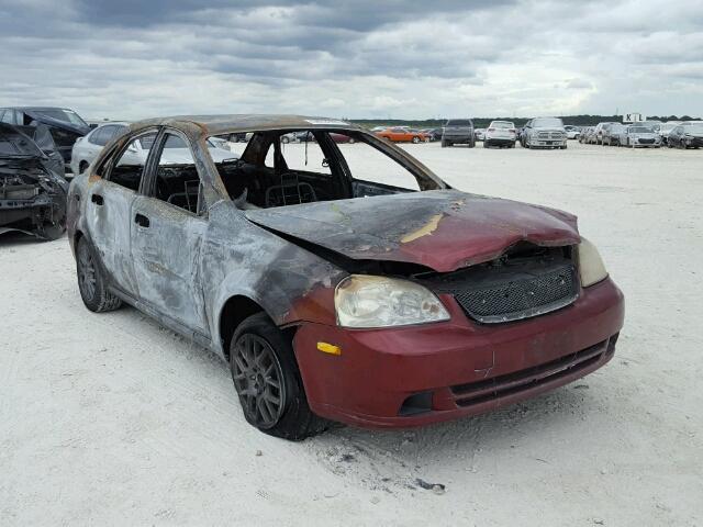 KL5JD56Z77K554040 - 2007 SUZUKI FORENZA BA RED photo 1