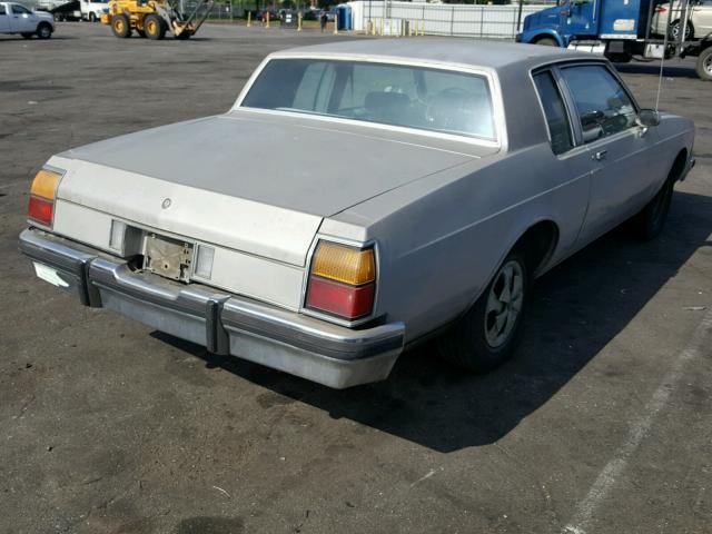 1G3AN37Y8EX337209 - 1984 OLDSMOBILE DELTA 88 R GRAY photo 4