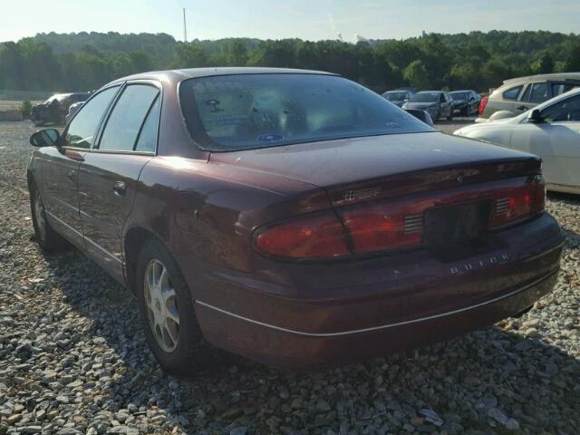 2G4WB52K1W1442942 - 1998 BUICK REGAL LS 勃艮第红 照片 3