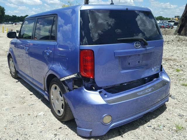 JTLZE4FE8A1115951 - 2010 TOYOTA SCION XB Mavi foto 3