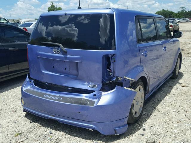 JTLZE4FE8A1115951 - 2010 TOYOTA SCION XB Mavi foto 4