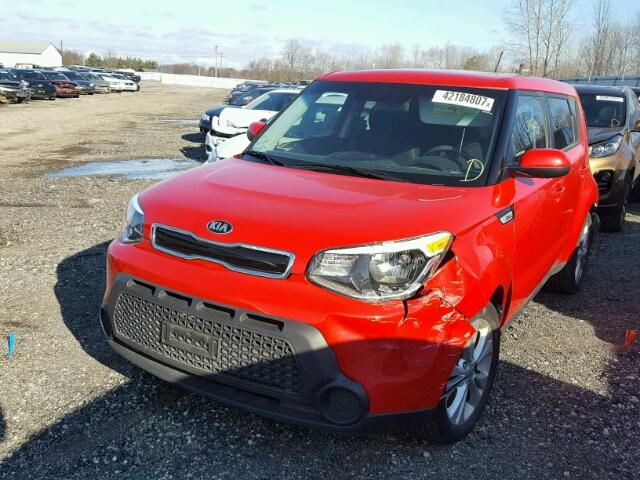 KNDJP3A54F7812509 - 2015 KIA SOUL + RED photo 2