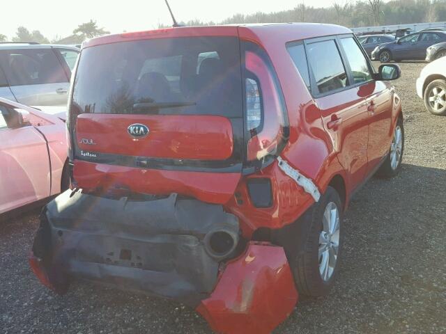 KNDJP3A54F7812509 - 2015 KIA SOUL + RED photo 4