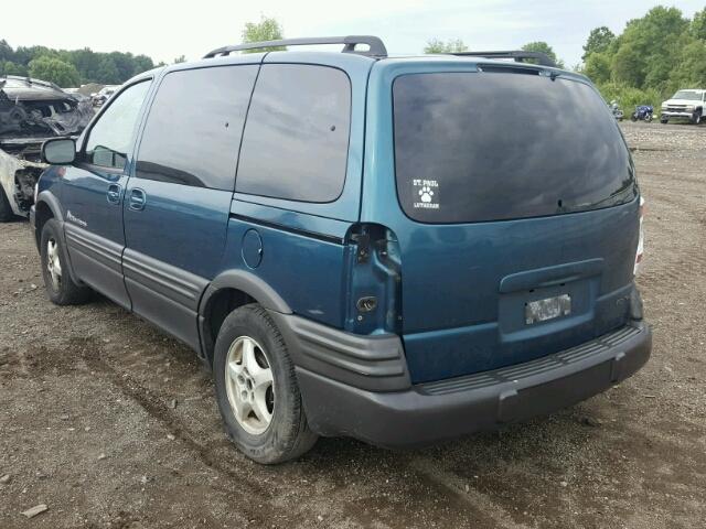 1GMDU03E54D134591 - 2004 PONTIAC MONTANA BLUE photo 3