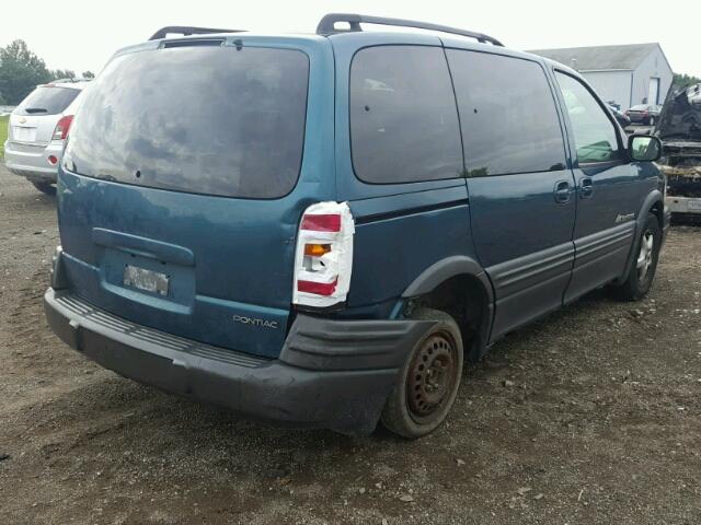 1GMDU03E54D134591 - 2004 PONTIAC MONTANA BLUE photo 4