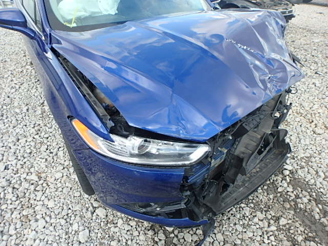 3FA6P0RU4FR243420 - 2015 FORD FUSION TIT BLUE photo 9