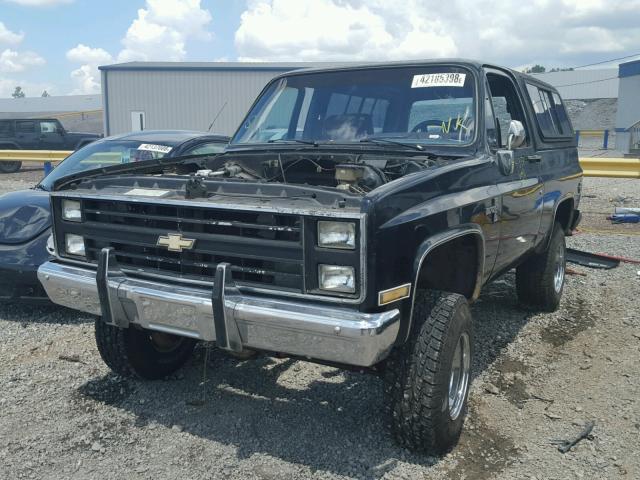 1G8EK18H6GF100315 - 1986 CHEVROLET BLAZER K10 BLACK photo 2