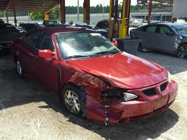 1G2NE52F84M640451 - 2004 PONTIAC GRAND AM S მუქწითელი ფოტო 1