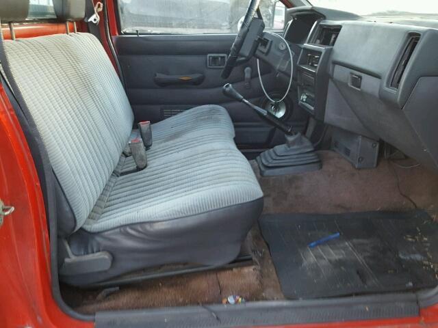 1N6SD11S5PC319922 - 1993 NISSAN TRUCK SHOR RED photo 5