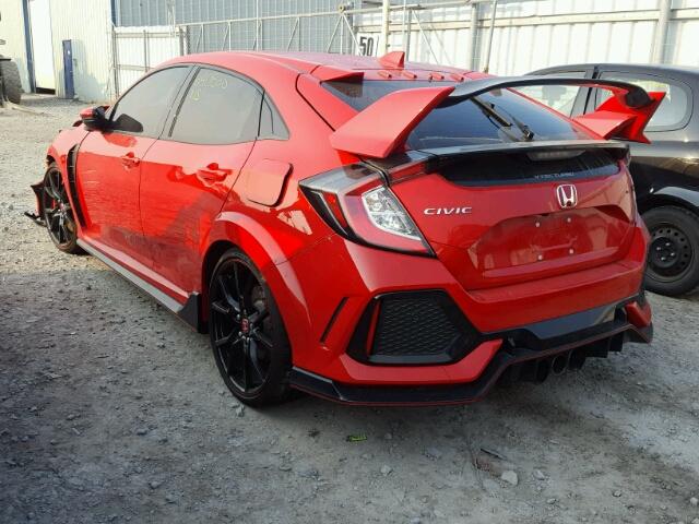 SHHFK8G32JU300594 - 2018 HONDA CIVIC TYPE RED photo 3