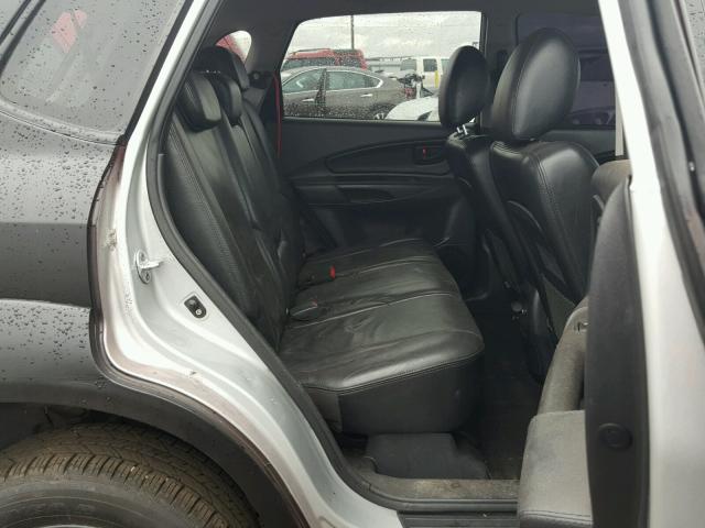 KM8JN72D78U855678 - 2008 HYUNDAI TUCSON SE BLACK photo 6