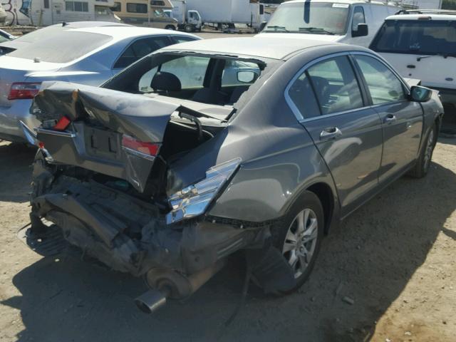 1HGCP2F66CA195375 - 2012 HONDA ACCORD GRAY photo 4