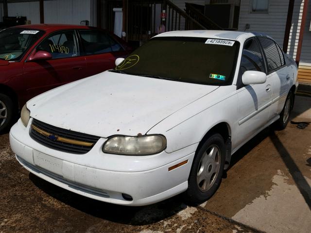 1G1NE52JX16204192 - 2001 CHEVROLET MALIBU LS WHITE photo 2